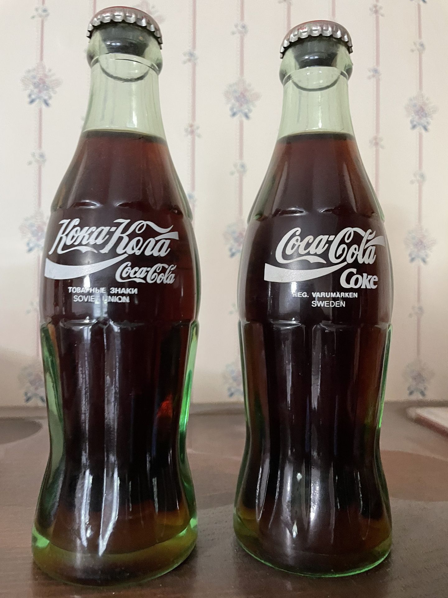 World Coke-a-Cola Bottles (Russia And Sweden)