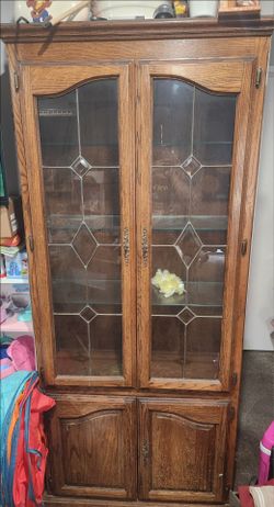 Twin China cabinets