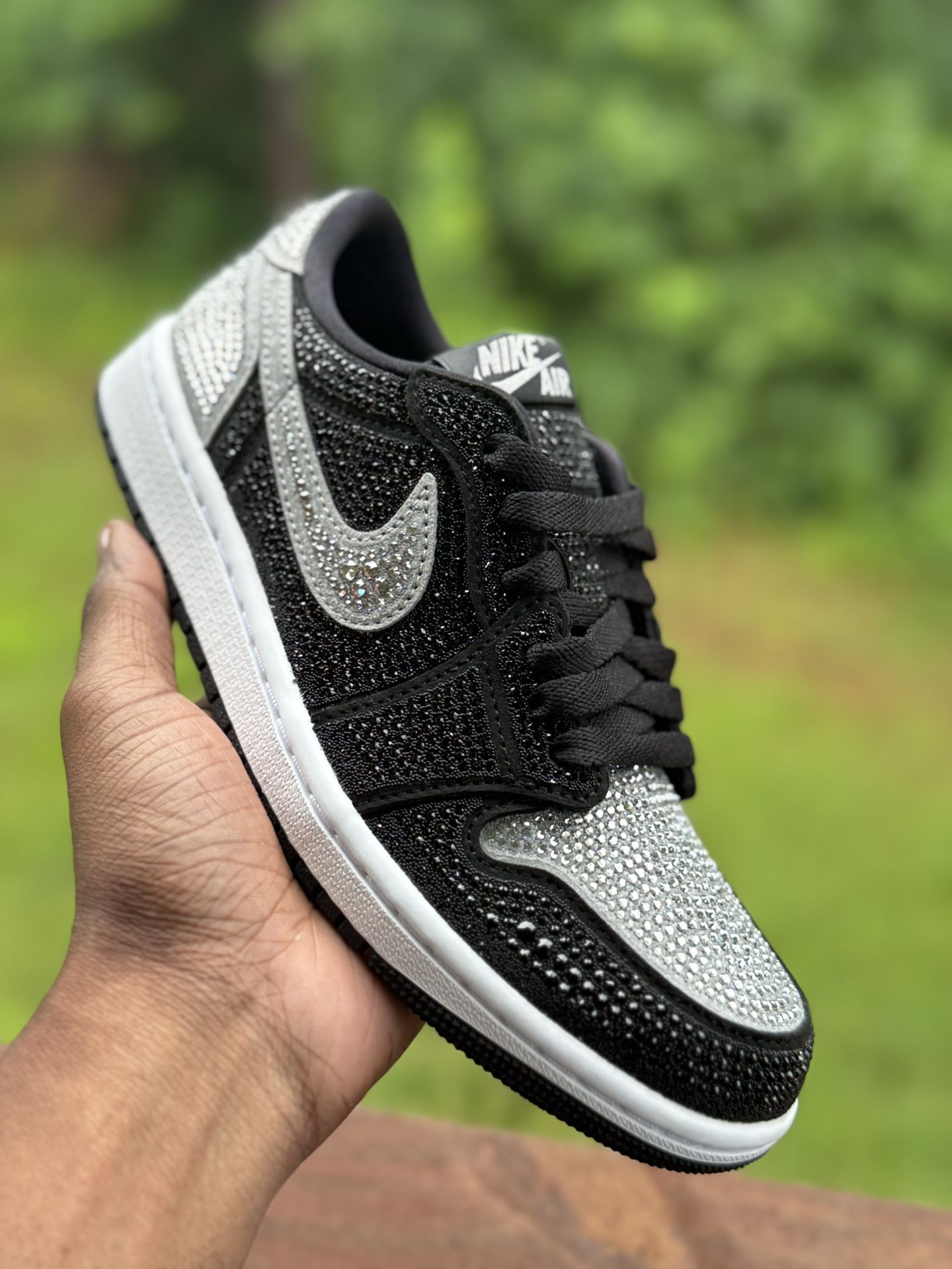 Swarovski x Air Jordan 1 OG Low Stealth Women’s