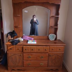 Dresser Mirror Wooden