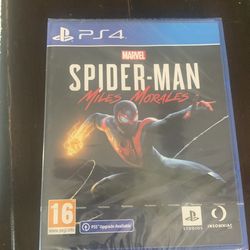 New Unopened PS4 Marvel SPIDER MAN MILES MORALES PLAYSTATION GAME