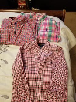 Boys size 6 Polo button down shirts