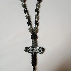 Rosary Style San Antonio Spurs Paracord Lanyard 