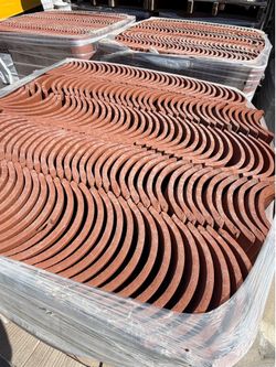2pc Mission Red Clay Roofing Tiles