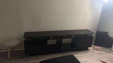 Glass tv stand “90” inch