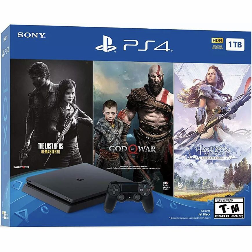 Sony PlayStation 4 1TB Only On PS4 Console Bundle New