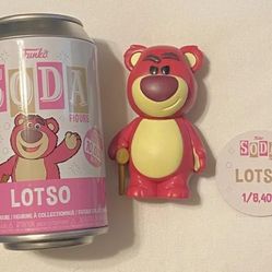 Brand New Coolest Looking Limited Edition Collectible Funko Soda Can With Figure Of Lotso From Toy Story 3!