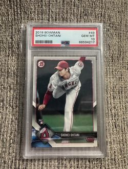 2018 BOWMAN SHOHEI OHTANI #49 (RC) PSA 10 GEM MT