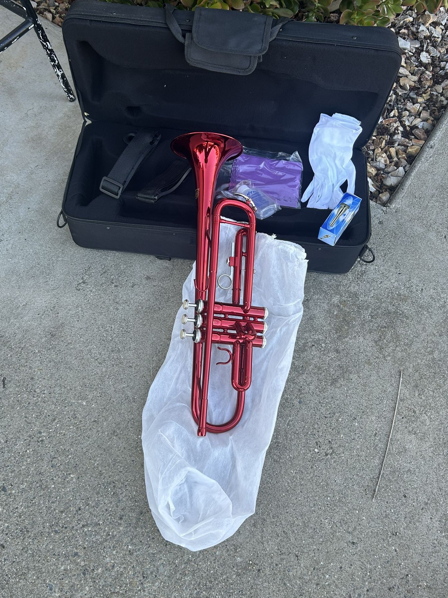 Gorgeous Red Color Trumpet Bb New