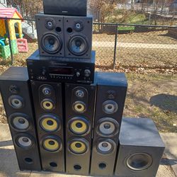 SONY STR-DG720 7.1 CHANNELS AV HDMI RECEIVER/SONY PHONO/7.1 SONY/DAYTON SPEAKERS SYSTEM $1000 FINAL PRICE READ DESCRIPTION AND SEE 👀 ALL PICTURES