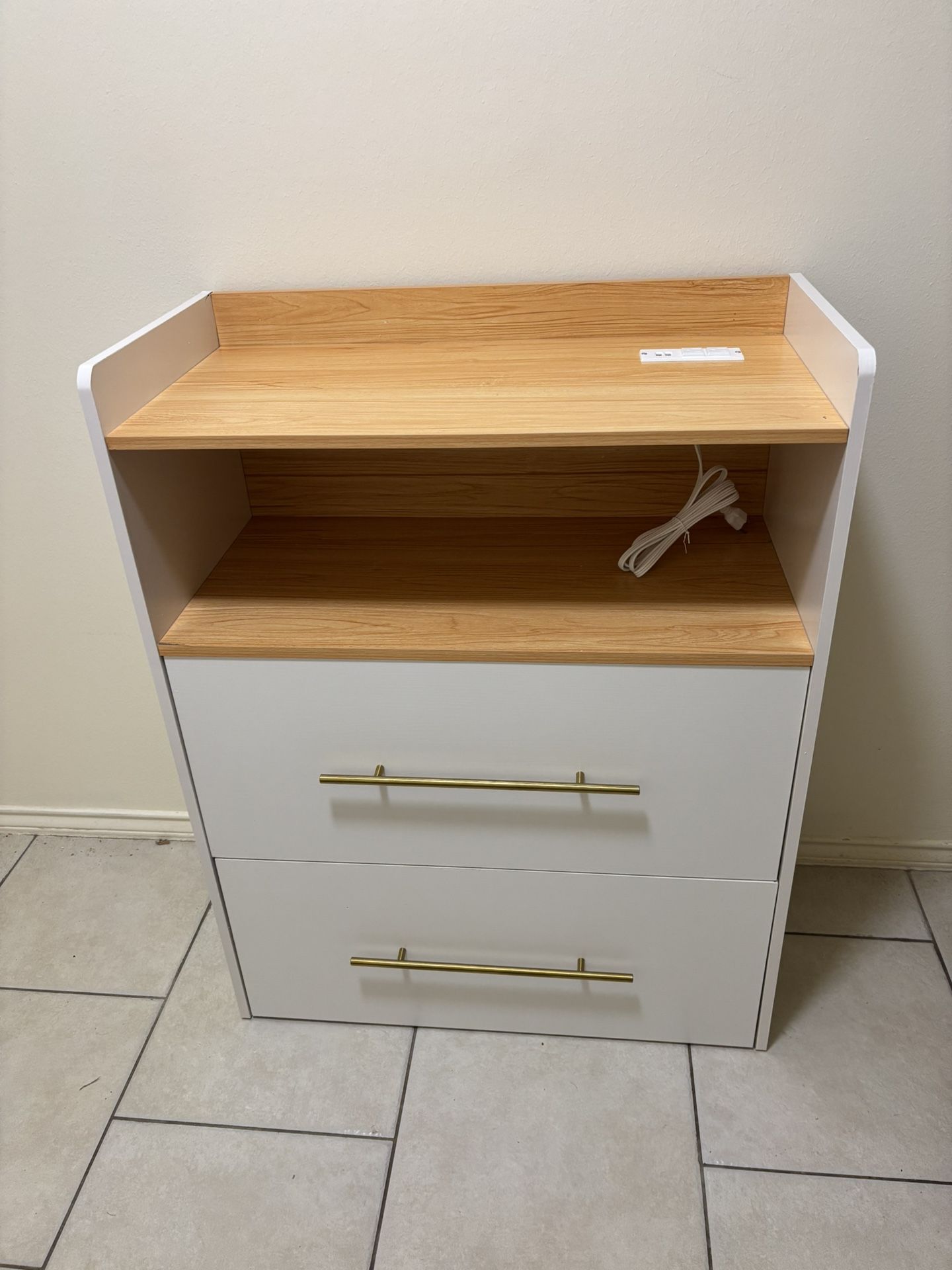 Storage Shelf And Drawers