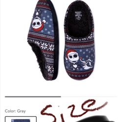 THE NIGHTMARE BEFORE CHRISTMAS SLIPPERS