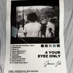 J Cole mini album poster 