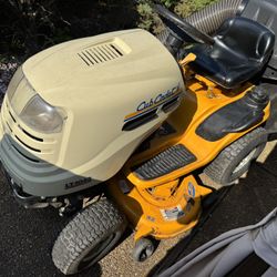 Cub Cadet LT1042 With 19 HP Engine And 42” Deck With 2 Pin Bagger Riding Mower
