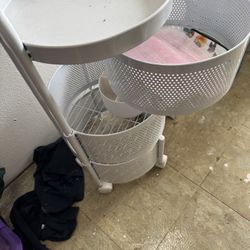 4 Tier Rolling Storage Cart $15