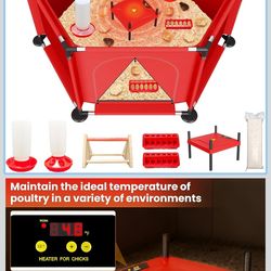 Brand New 8 In 1 Brooder Box for Baby Chicks, Birds, Ducks, Rabbits, Puppies, etc. starter kit