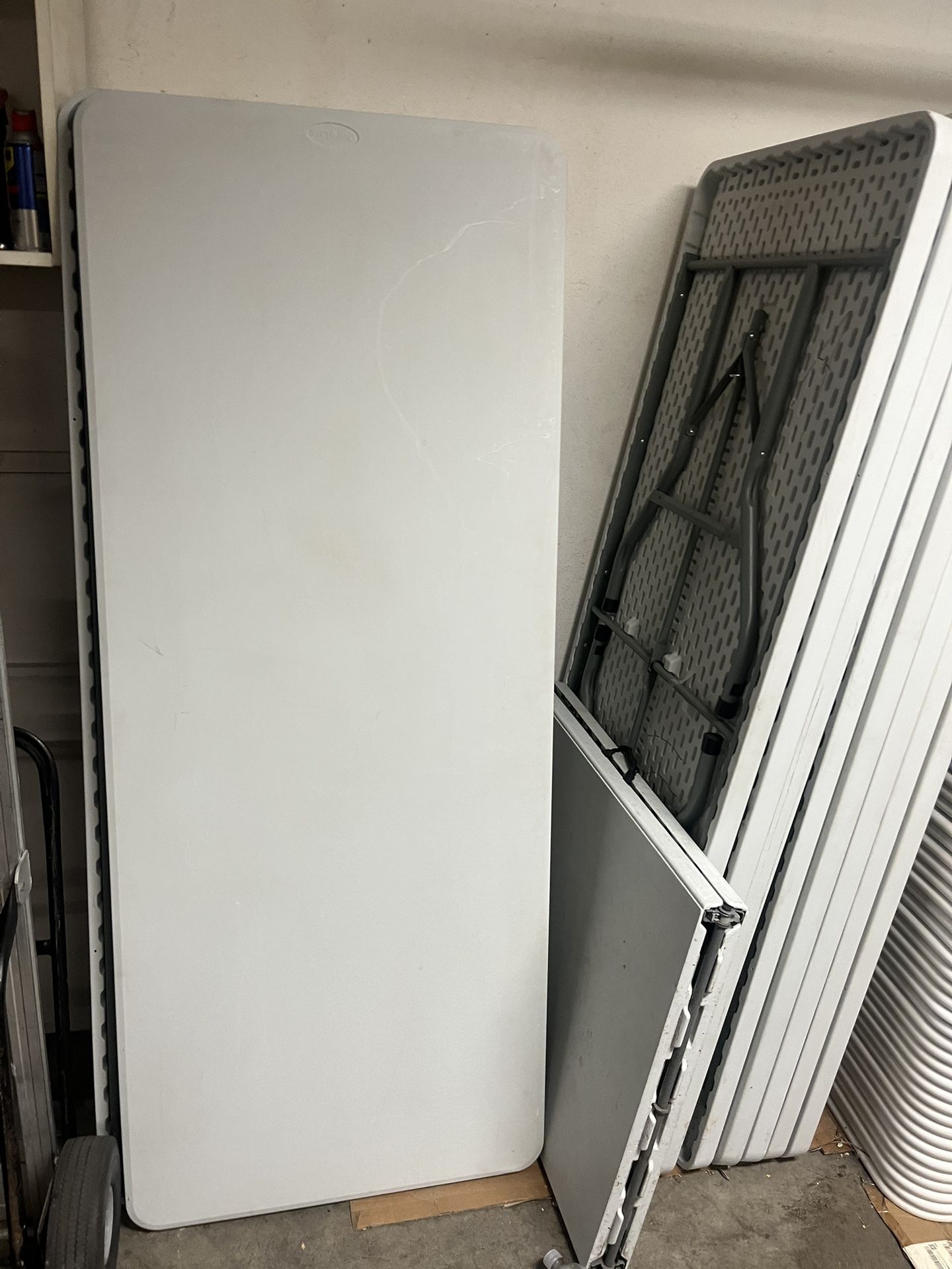 6ft Plastic Rectangle Tables