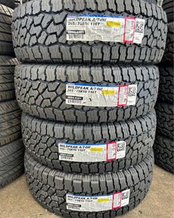 265/75R16 Falken Wildpeak A/T4w Set 4 New Tires