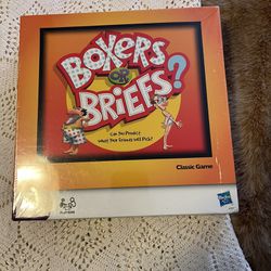 Hasbro "Boxers or Briefs" Classic Party Game 4-8 (Adult) Players Lots of Fun!