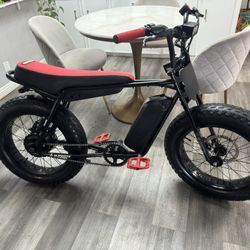 Super73 EBike electric bicycle Z1 bike 1000w super 73 Miami custom build Samsung S2 RX ZX Mojave