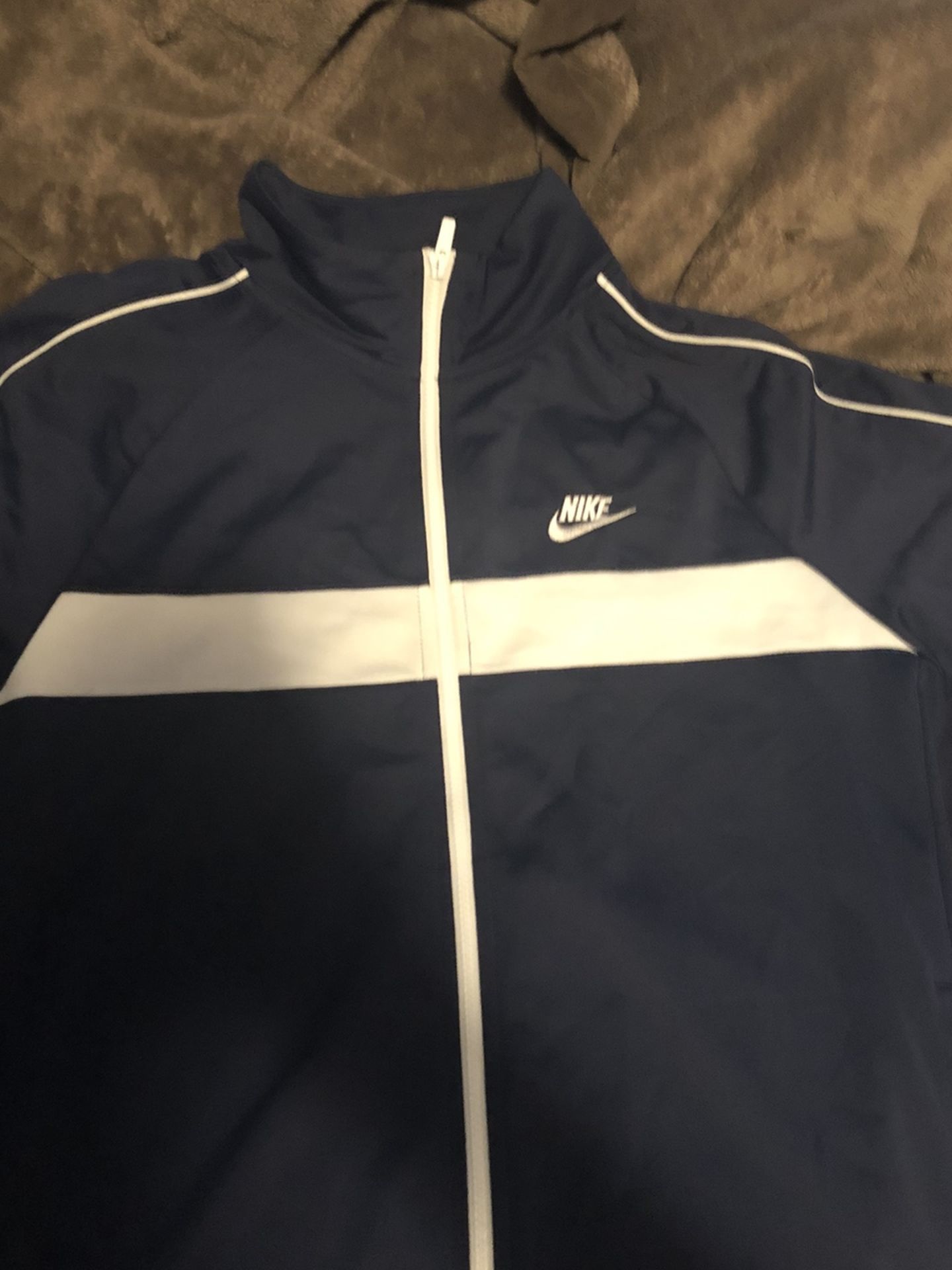 Navy Blue Nike Track Jacket