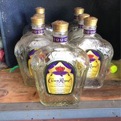 Empty Crown Bottles For Crafts