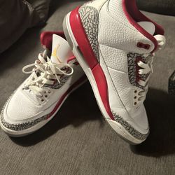 Jordan 3 Cardinal Red Size 10