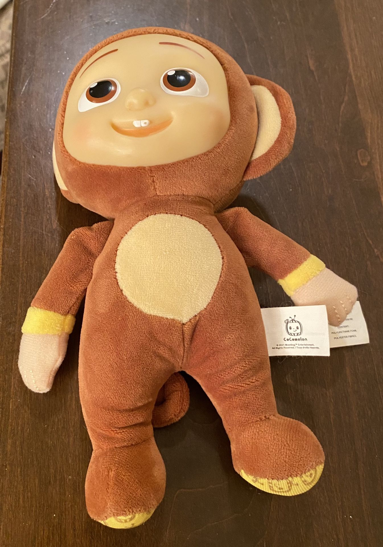 Plush Cocomelon JJ Monkey Doll