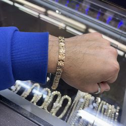 14k nugget bracelet solid ✅ we buy,sell,trade gold