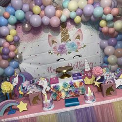 Girl Party/ Unicorn Party Decor 