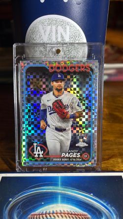 2024 Topps Chrome Andy Pages X-Fractor Rookie Refractor