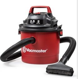 Vacmaster 2.5-Gallon* 2 Peak HP Wall Mountable Wet/Dry Vacuum – VOM205P 1101