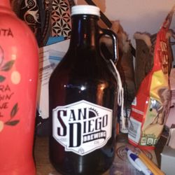 Original San Diego Brewing Co Growler Glass