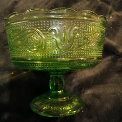 Vintage Green Glass 