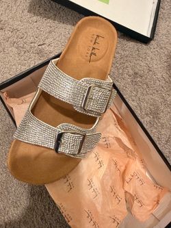 MUST GO! Nicole Miller New York Sparkly sandals - Size 6 1/2