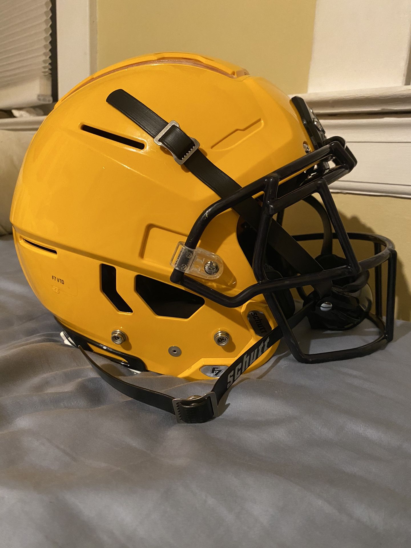 orange f7 helmet AiR The 2026 Schutt F7 AIR Adult Football Helmet delivers Virginia Tech 5 Happy Halloween!  Custom spooky