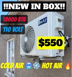 AC & Heater Mini Split 12000 BTU NEW Minisplit a/c air
