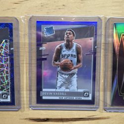 2020 and 2021 Devin Vassell Rookie Cards***3 Card Lot***