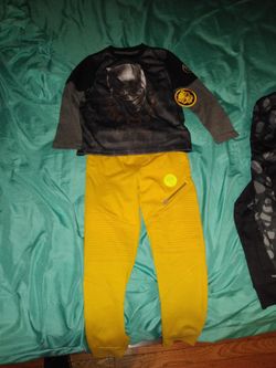 Boys 5t black panther outfit
