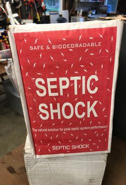 Septic shock for septic tanks