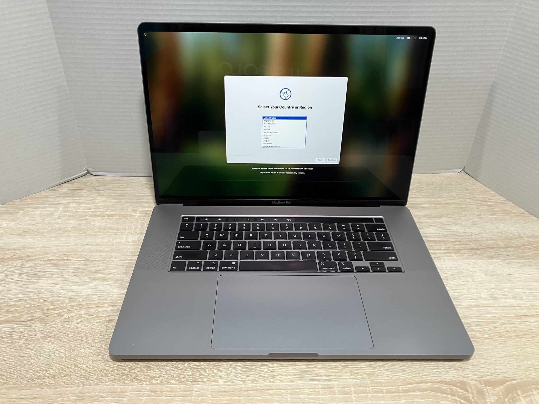 $620, 32GB RAM, 1TB SSD, 8-Core i9, 8GB GPU, 2019 16” Touch Bar MacBook Pro, $3721 org. retail