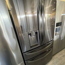 Lg Refrigerator Black Stainless 