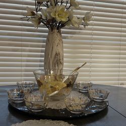 Luxury Soup/ Salad Bowls Set - Olive Gold