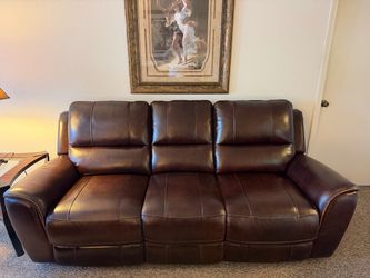 Brown  Reclining Sofa