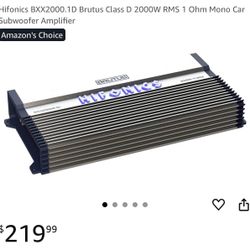 Amp With Subwoofer 