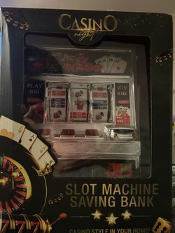 casino night slot machine saving bank