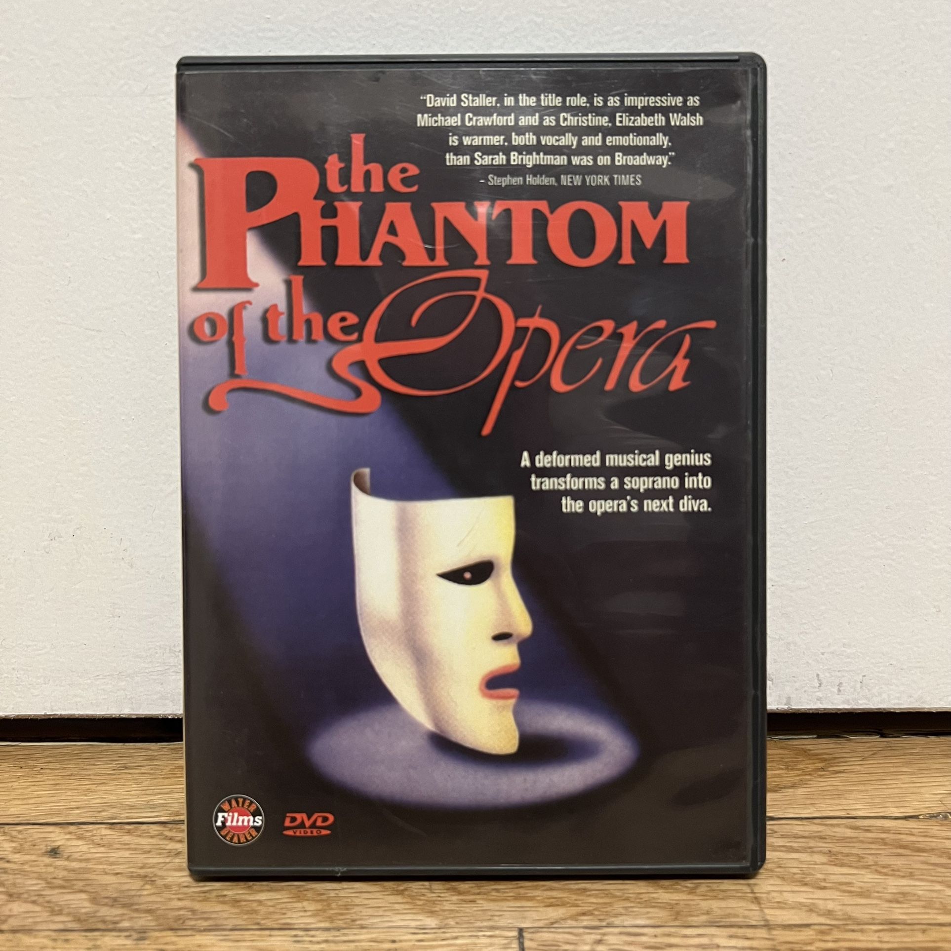 The Phantom Of The Opera (DVD, 1990)