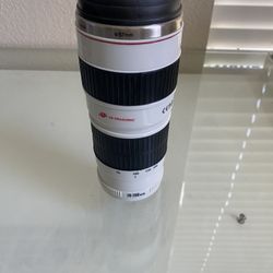 440ml Caniam SLR Camera Lens Camera Lens Cups Vacuum Stainless Steel Coffee Cup Mugs Travel Car Water Cup Mugs With Lid With Box