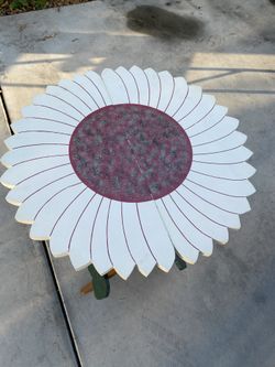 2 Beautiful Vintage Foldable Flower Tables