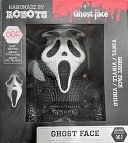 12" Ghost Face or Leatherface Handmade By ROBOTS Knit Series 002, 003 $35 Each